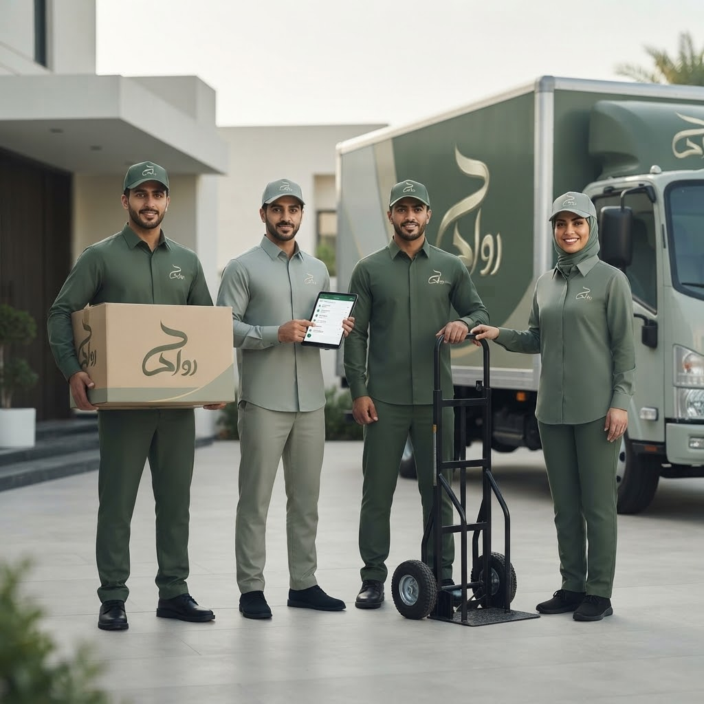 فريق عمل نقل الأثاث بالمملكة شركة رواحل